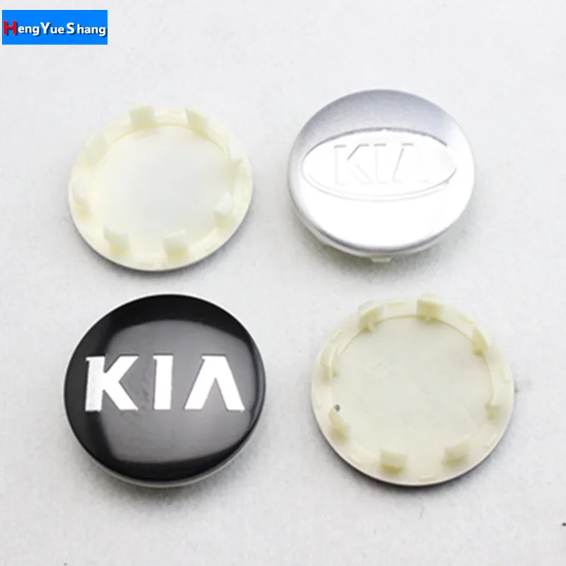 4Pcs 58mm 60mm for KIA Wheel Center Hub Caps 5.8CM 6CM Car Sticker