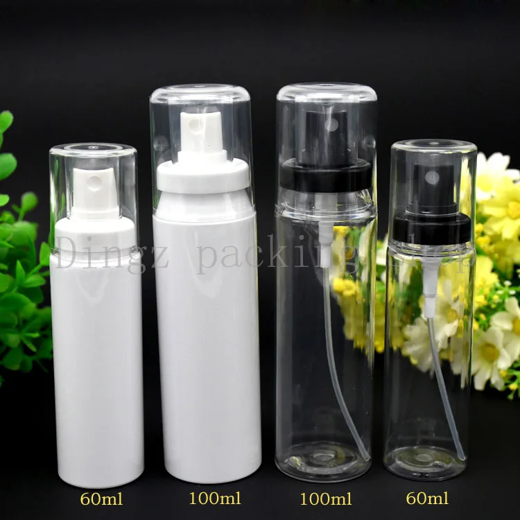 

30pcs,60ml/100ml clear/white Fine spray bottle empty bottles PET bottle empty cosmetic containers Perfume bottle