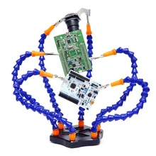 Пластиковый Настольный зажим для паяльника держатель PCB приспособление помощь руки паяльная станция сварочные ремонтные инструменты скамейка тиски горячая распродажа