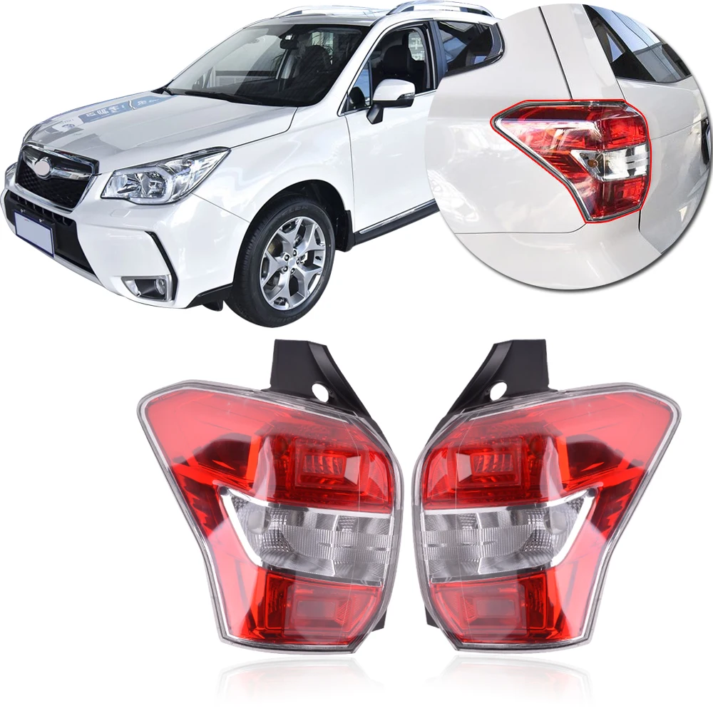 CAPQX 1Pair For Subaru Forester 2013 2014 2015 Rear Brake Light Tail