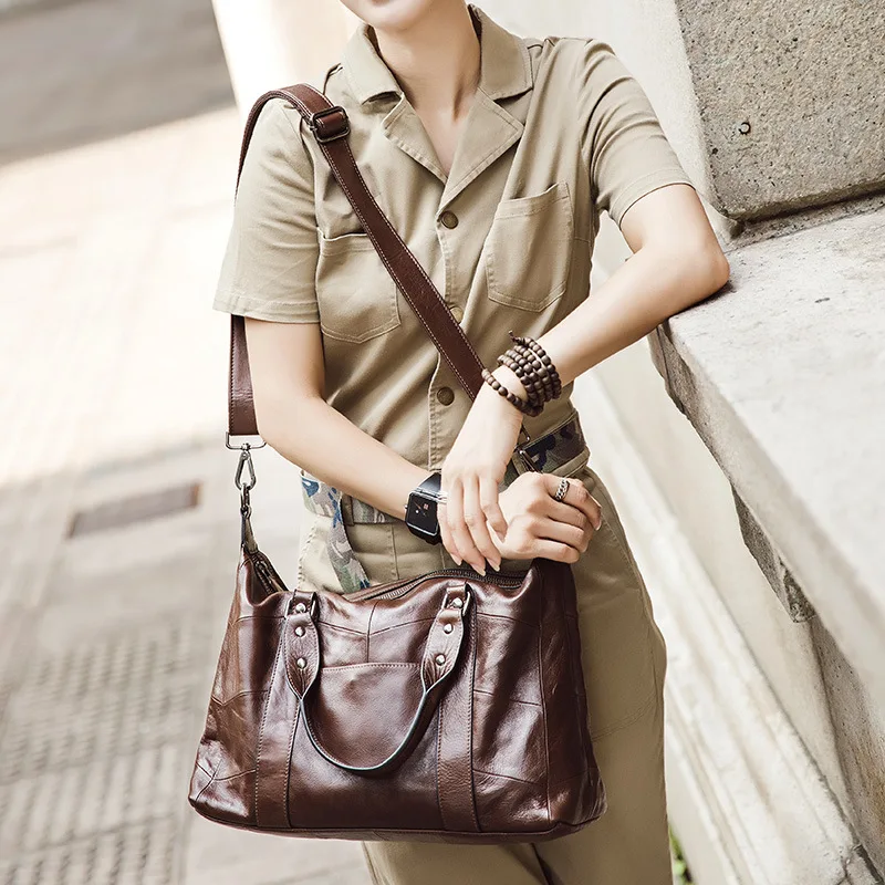 Factory direct retro luxury handbags women bags designer fashion casual car stitching decorative stitching ladies shoulder bags