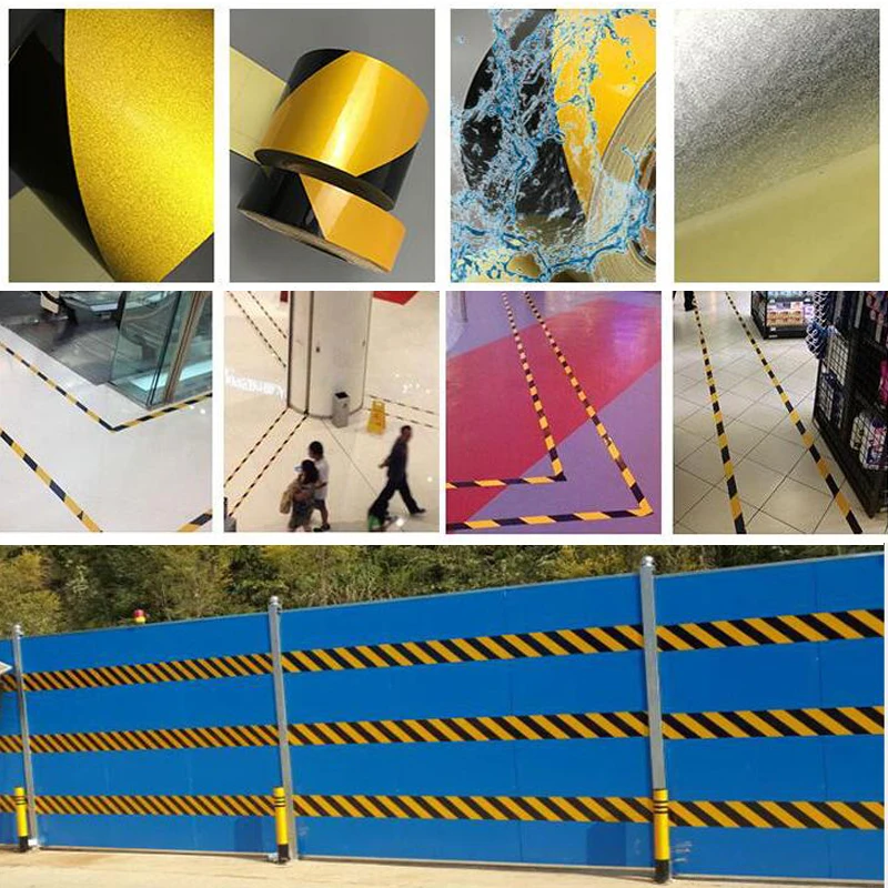 50mm X5m Self-Adhesive PET Reflective Sticker Road Bike Car Motorcycle Reflective Tape Bicycle Decoration Sheeting Film