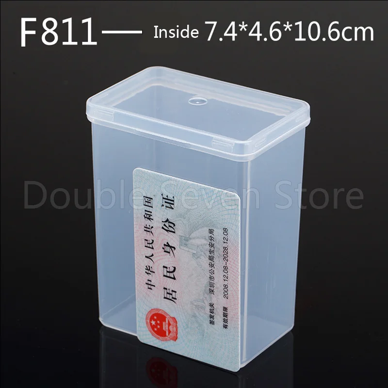 

2pcs Flip Cover Plastic Storage Box PP Transparent Case Hardware Component Pack boxes DIY Making Part Material Accessories