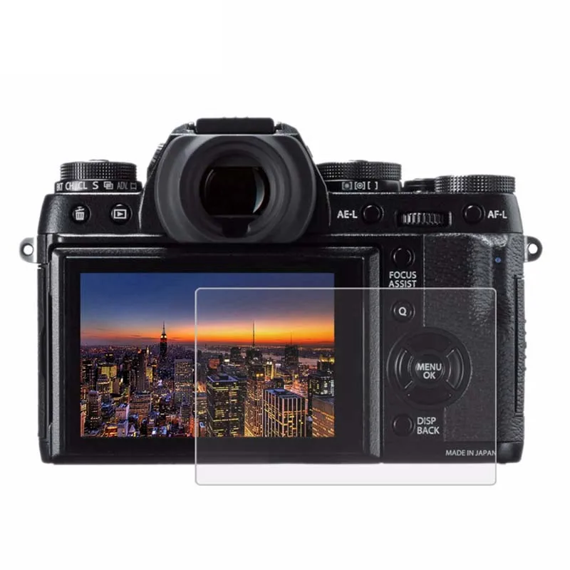Puluz pu5518 Камера Стекло Экран протектор для Fujifilm x-t1 X-T2 предотвращает покрытие масла