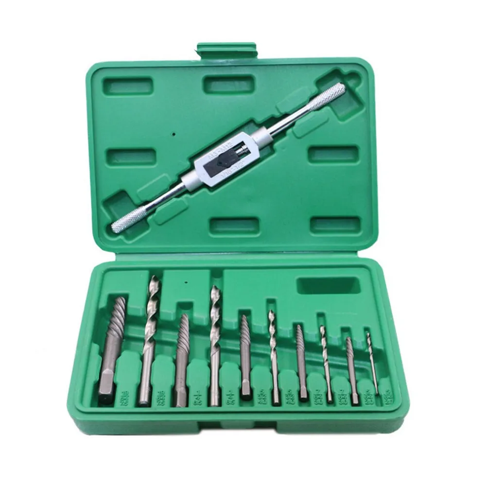 

11pcs/Set Broken Nails Wire Extractor High Hardness Repairing Machine Take-out 3MM-10MM Broken Head Screw Extractor with Box