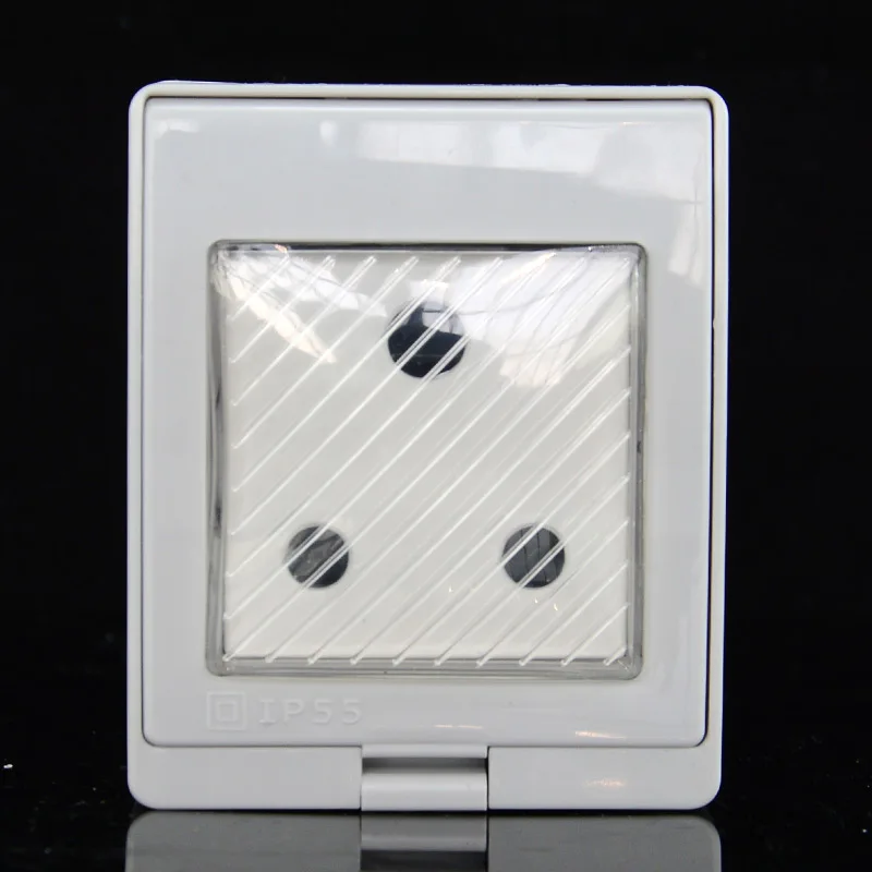 South Africa family waterproof power outlet waterproof grade IP55 wall power socket CR SAin