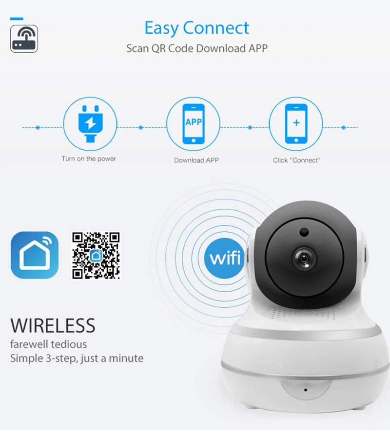 1080P Автоматическое отслеживание PTZ связь безопасности 100 дБ Звуковая сигнализация безопасности wifi IP камера Alexa Google Home Tuya Smart Life APP камера