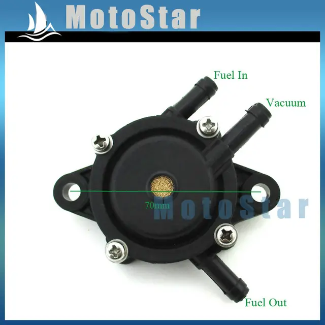 Black Fuel Pump For Kohler Small Engine Lawn Mower Tractor 24 393 04 Black Fuel Pump For Kohler Small Engine Lawn Mower Tractor 24 393 04 S