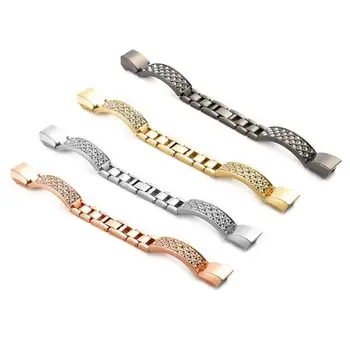 

For Fitbit Alta HR and Alta Bands Zinc Alloy Jewelry Bangle Watch Band Bracelet Strap Replacement Stainless Steel Metal Bands