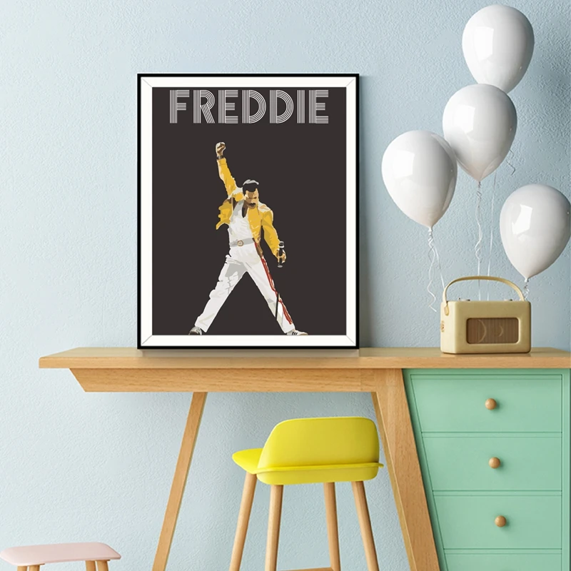 Freddie Mercury Queen Posters Canvas Prints Home Decor