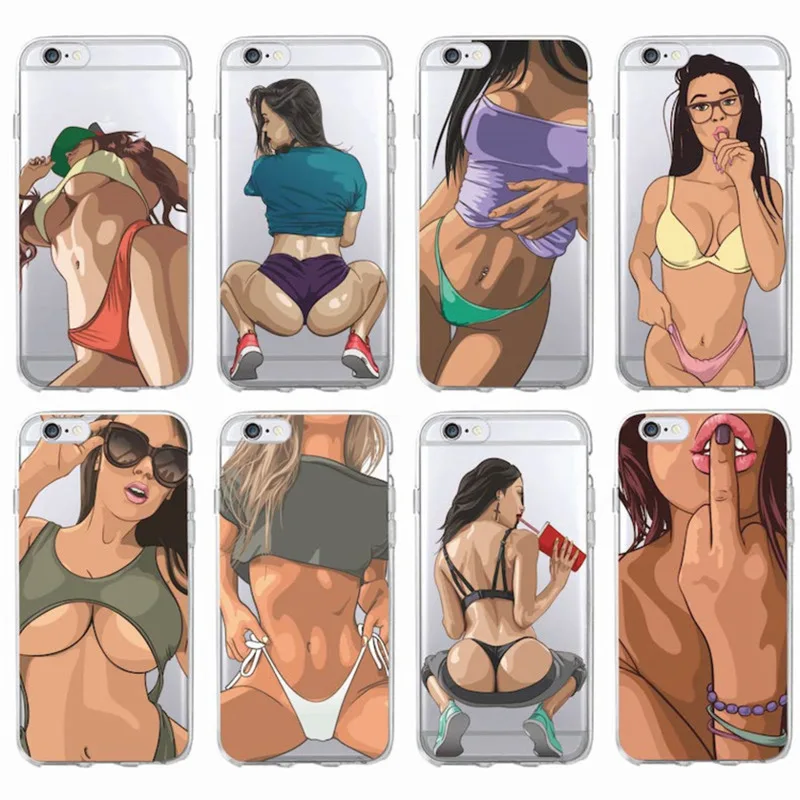 Горячая Девушка Лето twerk это SWAG на мягкой Прозрачный чехол для телефона Coque Fundas