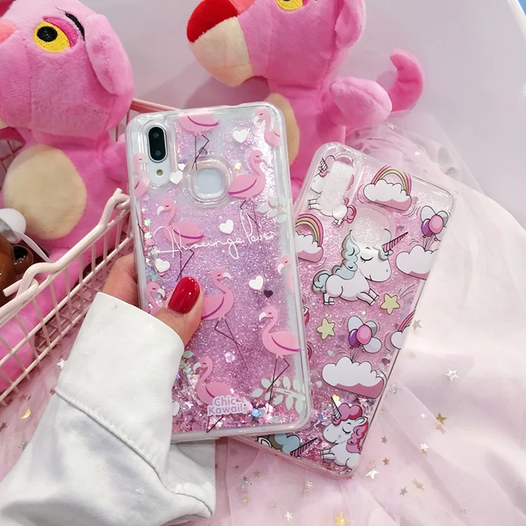 

Liquid Glitter Quicksand Phone Case for Xiaomi Mi 8 Lite Silicone Cute Cover for Xiomi Mi 8 Se 6 6X 5 5X 5S A1 A2 Lite F1 Fundas