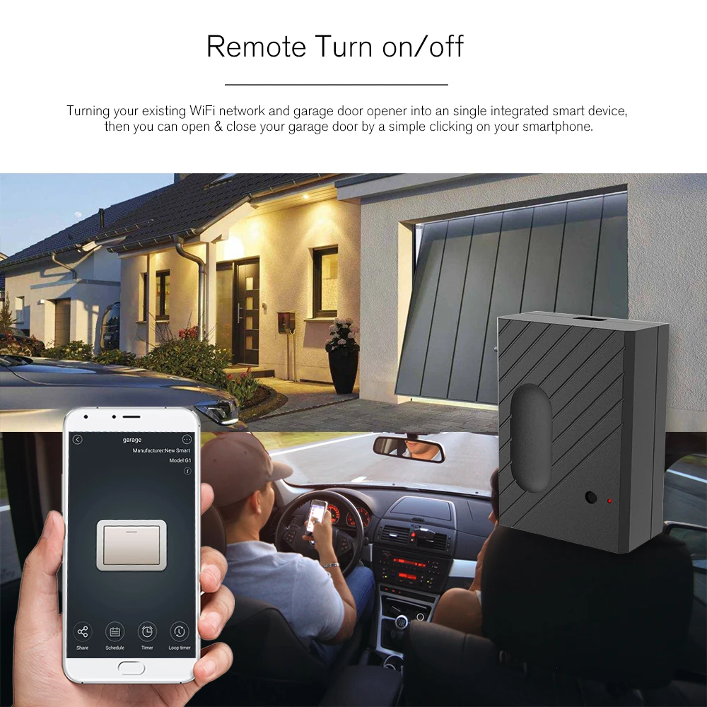 Garage Door Controller Smart Wifi Switch For Garage Door Opener