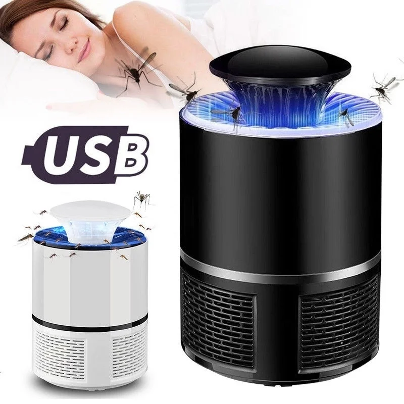 

6 Lamp Electronic Mosquito Killer Indoor Mosquito Trap Inhaled Fly USB Charger