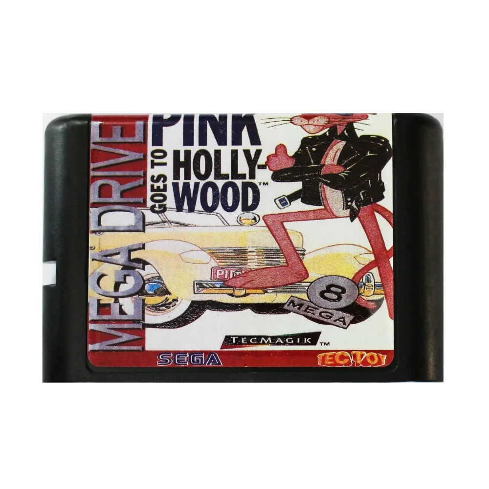 

Pink Goes To hollywood 16 bit MD Game Card For Sega Mega Drive For SEGA Genesis