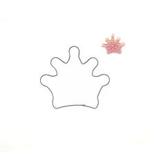 1 шт. Cookie инструмент Нержавеющая сталь Cookie Печенье украшения плесень Корона Форма Формочки