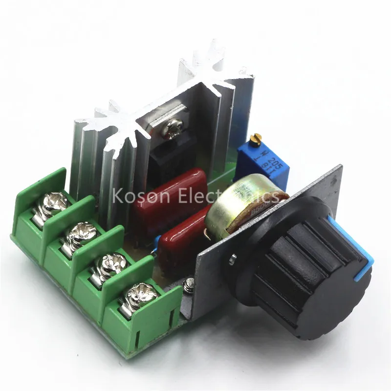 

2000W 220V SCR Electronic Voltage Regulator Module Speed Control Controller