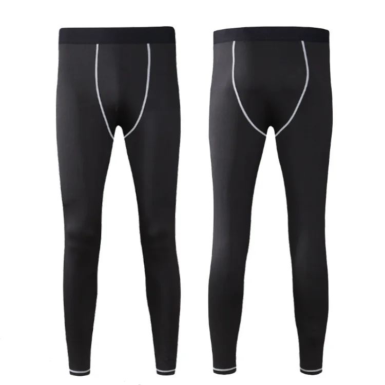 Hot Men Tight Football Training Pants Breathable Quick Drying Football Long Trousers Universal 