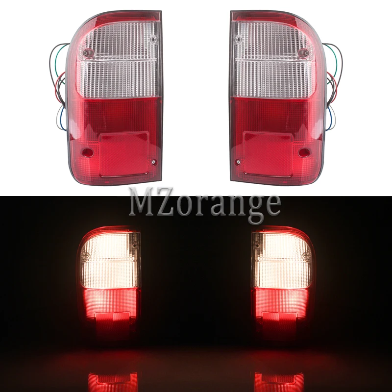 

MIZIAUTO 1PCS Tail Brake Light for Toyota Hilux Mk4 2004-2006 1997 1998 1999 2000 2001 2002 2003 Replacement Car Left Right Side