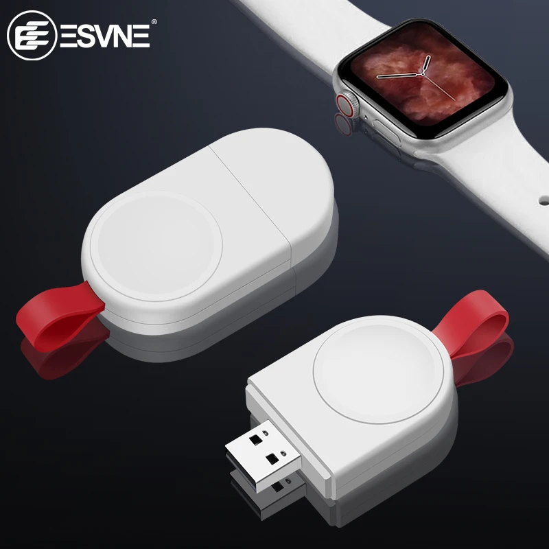 Беспроводное зарядное устройство ESVNE Qi для Apple watch 1/2/3/4 быстрая зарядка USB без