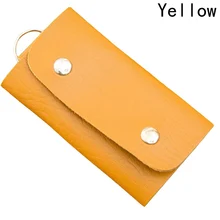 Модные подарки держатель ключей Органайзер менеджер из лакированной кожи Пряжка ключ кошелек чехол автомобильный брелок для женщин мужчин