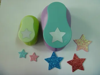 

free ship 2pcs (1 inch+2 inch) star hole punch paper punches paper driller scrapbook punch eva foam punch eva maker