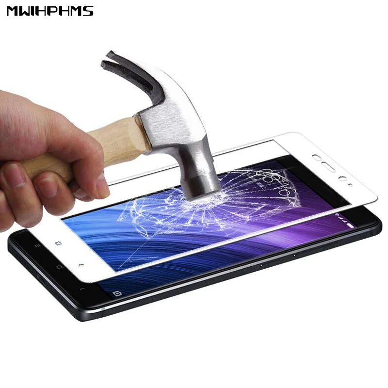 MWIHPHMS xiaomi redmi 4 стекло полное покрытие защита экрана для pro закаленное