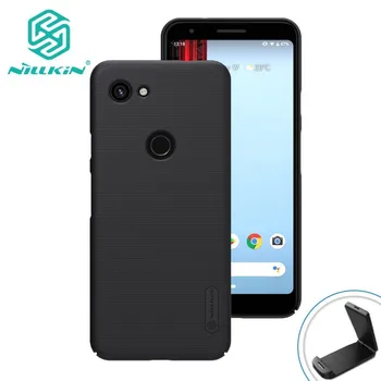 

For Google Pixel 3a XL Phone Case NILLKIN Matte Frosted Shield Back Cover For Google Pixel 3a Case with phone holder