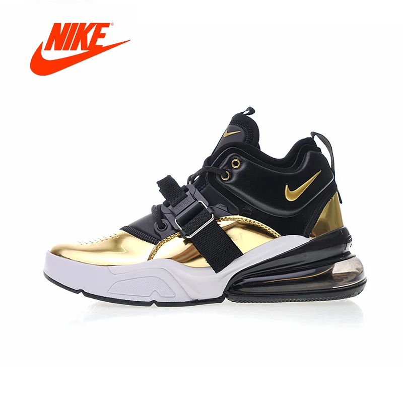 

Original New Arrival Authentic Nike Air Force 270 QS Gold Standard Men's Running Shoes Sport Sneakers Good Quality AT5752-700