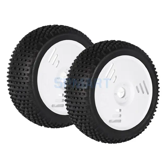 Special Offers 2 Pieces 1:8 RC Truggy Off-Road Car Tyre Tire Wheel Rim for HONGNOR VP-PRO ZDRacing HPI HSP Refit Parts