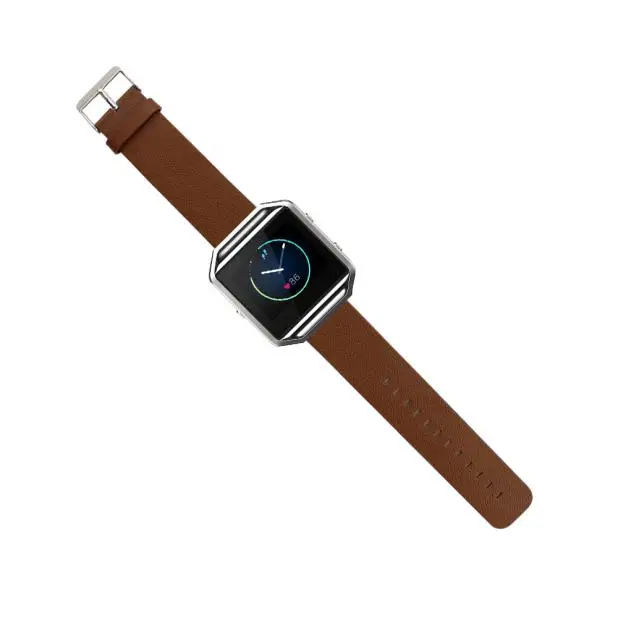 10 шт./партия, качественные роскошные часы из натуральной кожи, сменный ремешок на запястье для Fitbit Blaze Smart Watch