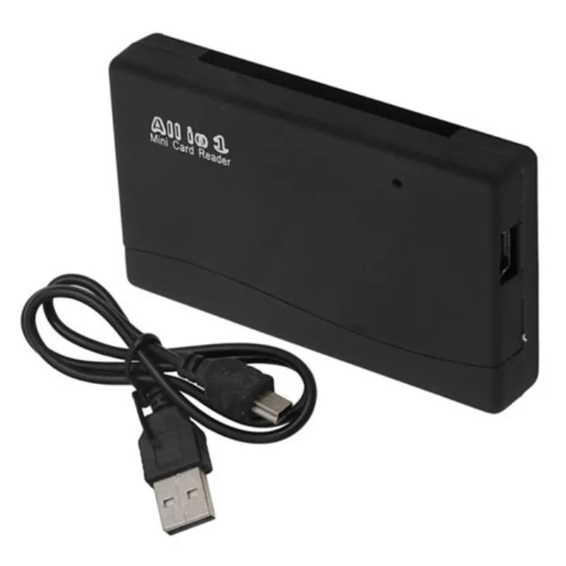 Все в одном USB 2,0 картридер SD TF CF MS Micro SD Smart Card Reader для samsung sandisk памяти карты USB SD адаптер