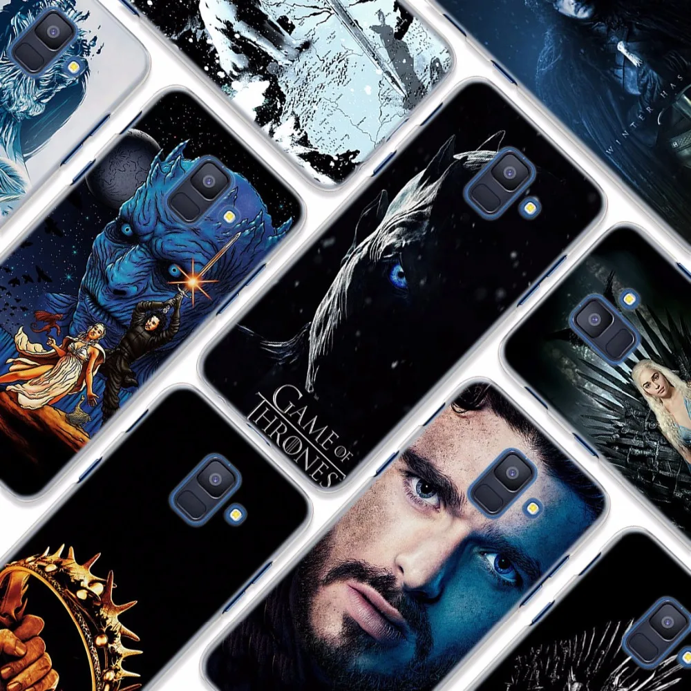 

for Galaxy A8+ case Game of Throne poster style clear frame hard back Case cover for Samsung A6 A6+ A8 A8+ 2018 A3 A5 A7 2017