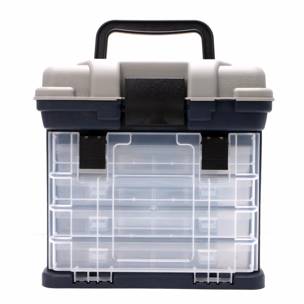 

5 Layer Fishing Tackle Box Plastic Handle Fishing Boxes Carp Fishing Tools