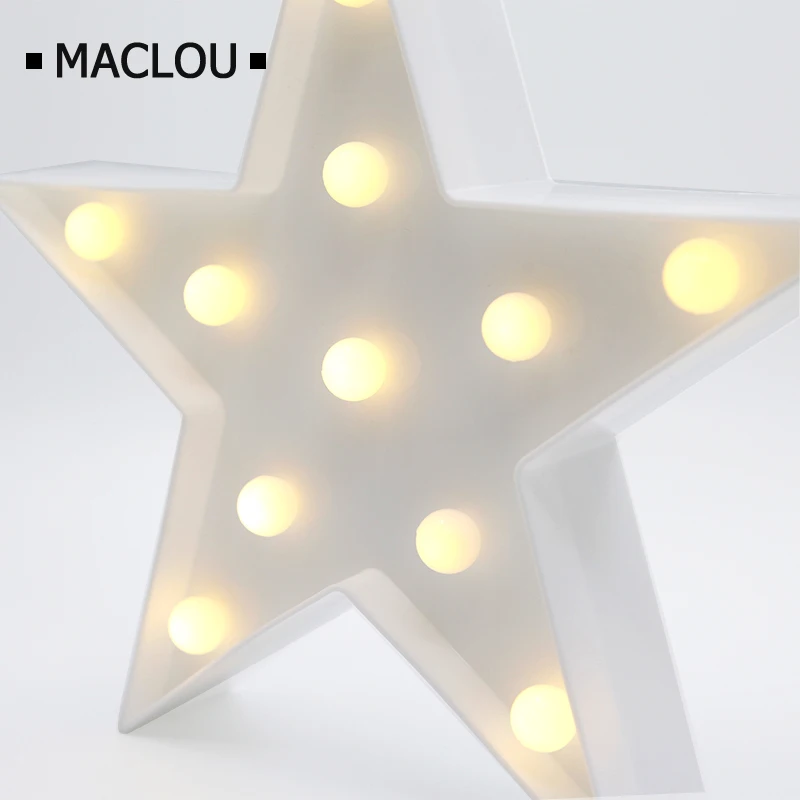 3D Kids Battery Night Light LED 3D Table Light Letter Table Lamp Battery love Star Coconut Tree Flamingo LED Light Decoration