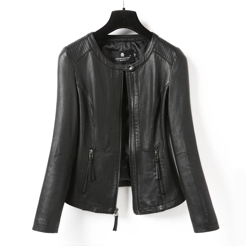 

Genuine Leather Jacket Women Clothes 2019 Sheepskin Coat Spring Jacket Women Korean Bomber Jackets 4xl Chaqueta Mujer 166P18 MY