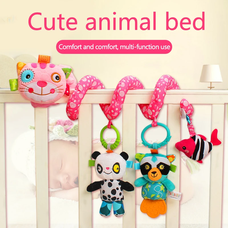 Cute animals bed hang around the pram bed hang toys Bed decorations