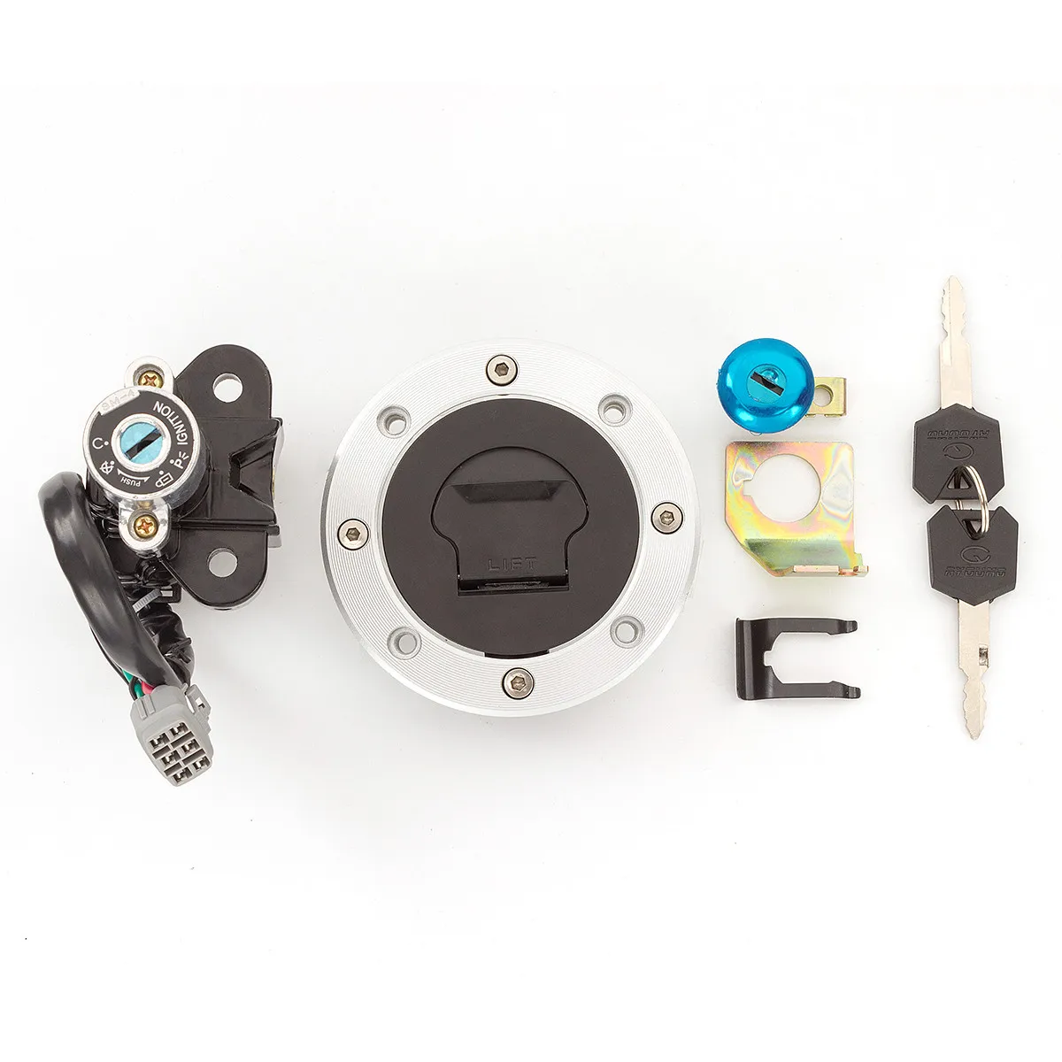 Для Suzuki GSXR1000 05-15 GSXR600 05-15 GSXR750 05-15 Замок зажигания мотоцикла топливный бак крышка сиденья ручки замки
