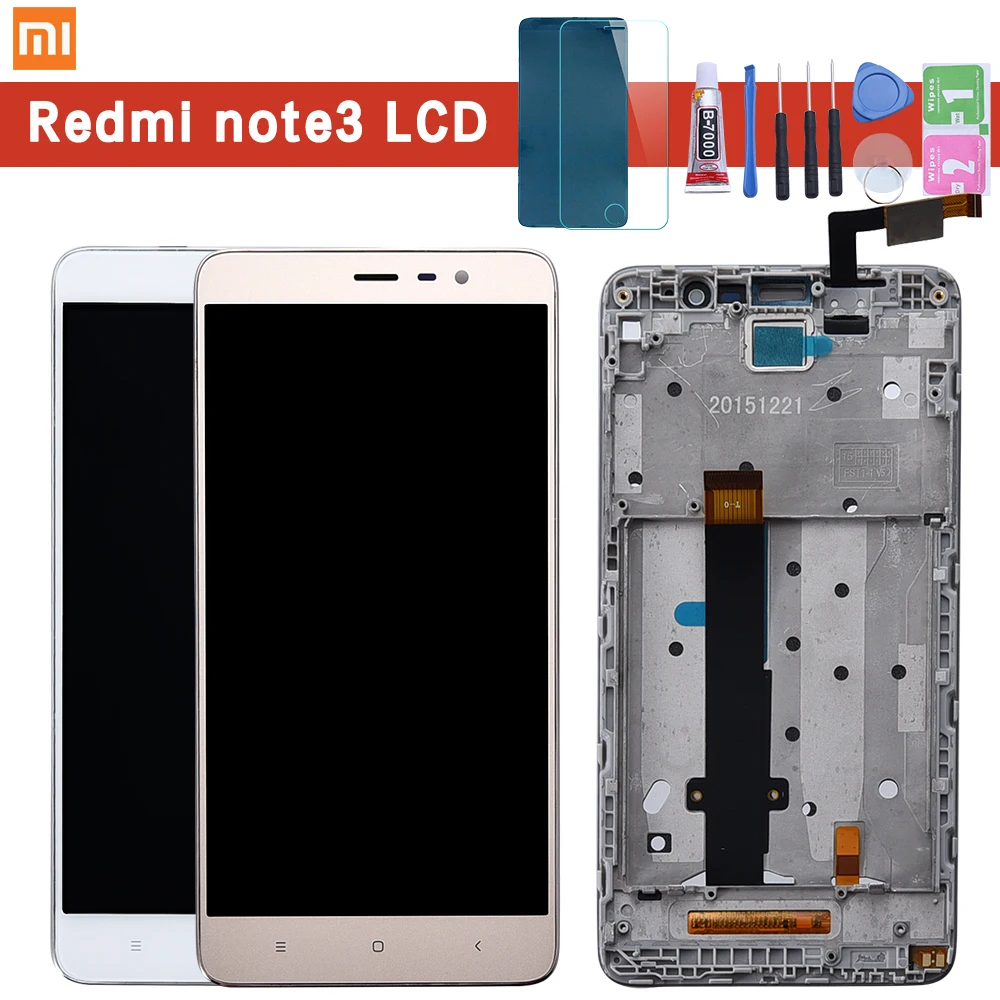 Note3 150mm 5.5" Display For XIAOMI Redmi Note 3 LCD Touch Screen