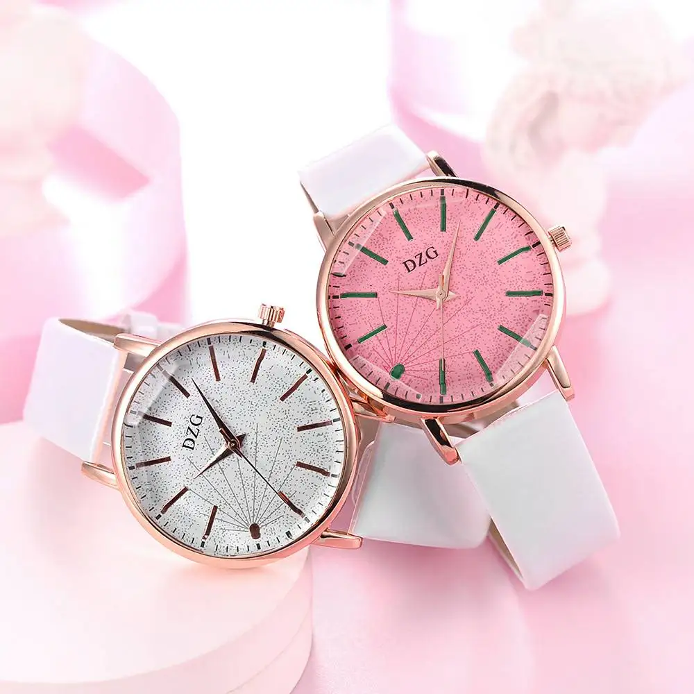 

Luxury Brand Women's Watch Simple Style Leather Band Quartz Watch Fashion Wristwatch Ladies Watches Clock For Women Reloj Mujer