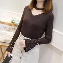 8398 live корейское издание осень 132 новая булавка из бисера трикотаж 32_3A16