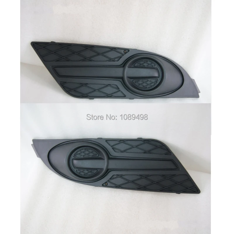 

2 Pcs/Pair RH and LH front fog lamp light covers bezel without hole for Ford Focus 2007