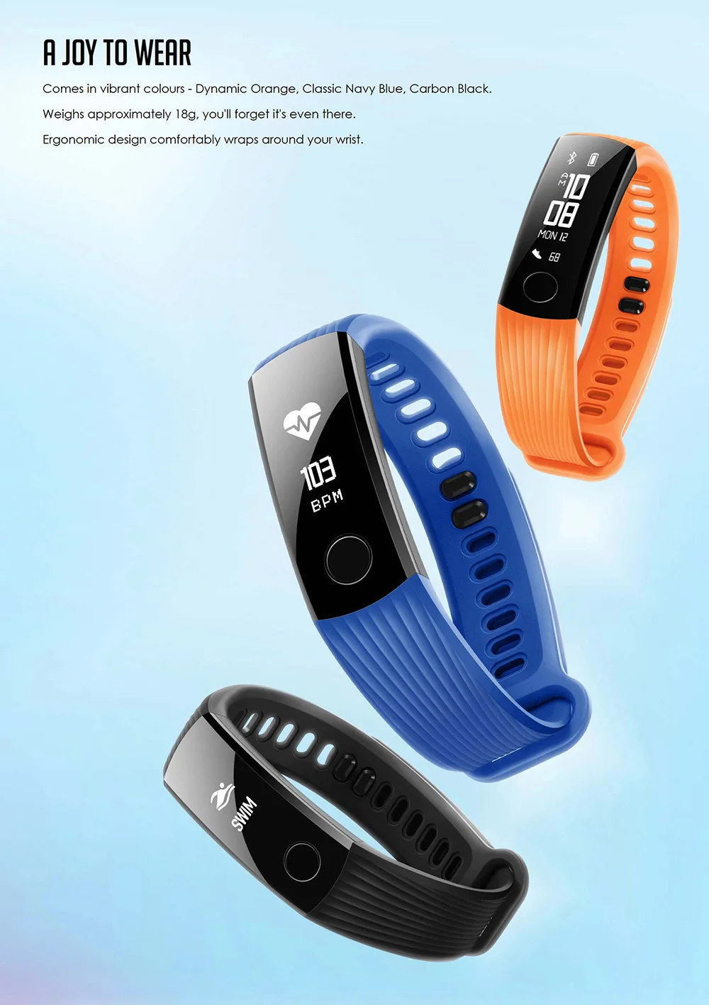 huawei Honor Band 3/4, умный Браслет Honor Band 4, фитнес-браслет, 0,91 дюймов, OLED тачпад, пульсометр, смарт-браслет