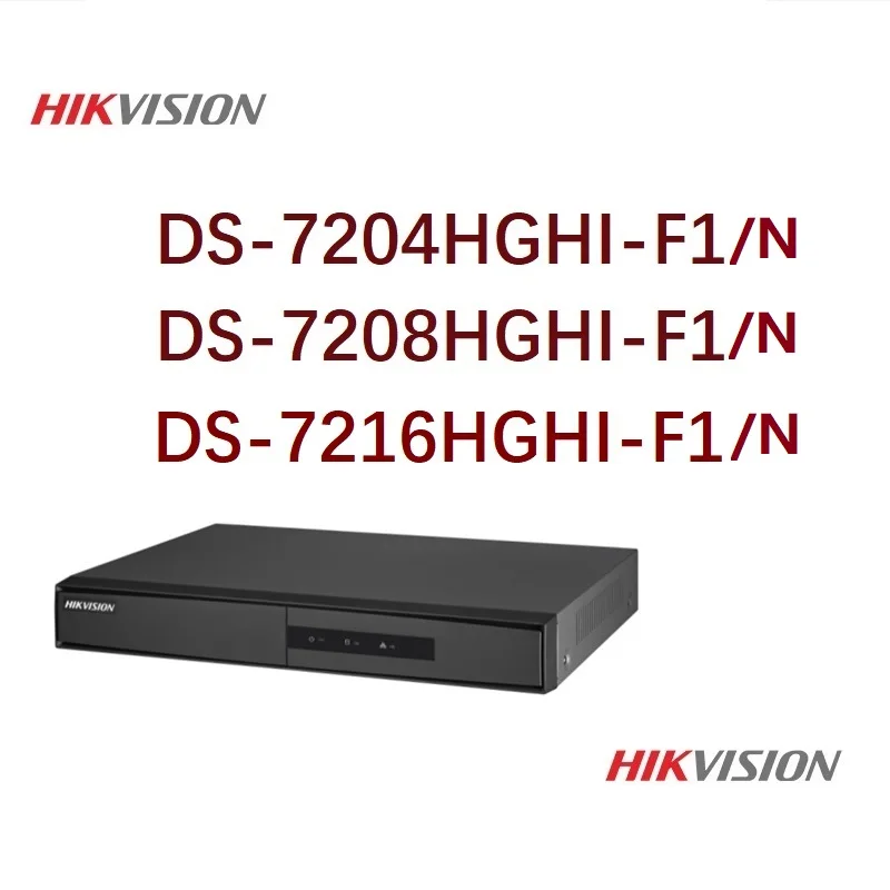 

Hikvision English Version DS-7204/08/16HGHI-F1/N 1080P 4/8/16CH CCTV XVR for Analog/HDTVI/AHD/IP Security Camera 1SATA