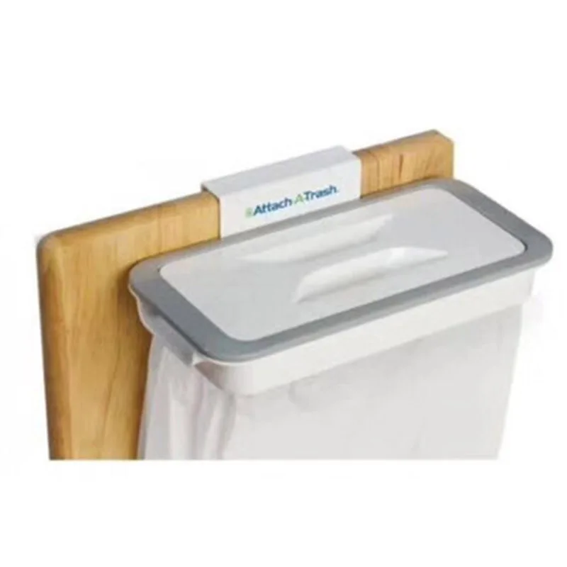 

Kitchen Trash Bag Storage Rack Cupboard Kitchen Bathroom Hanging Holders Trash Toy Food Container Kitchen Accessories Supplies26