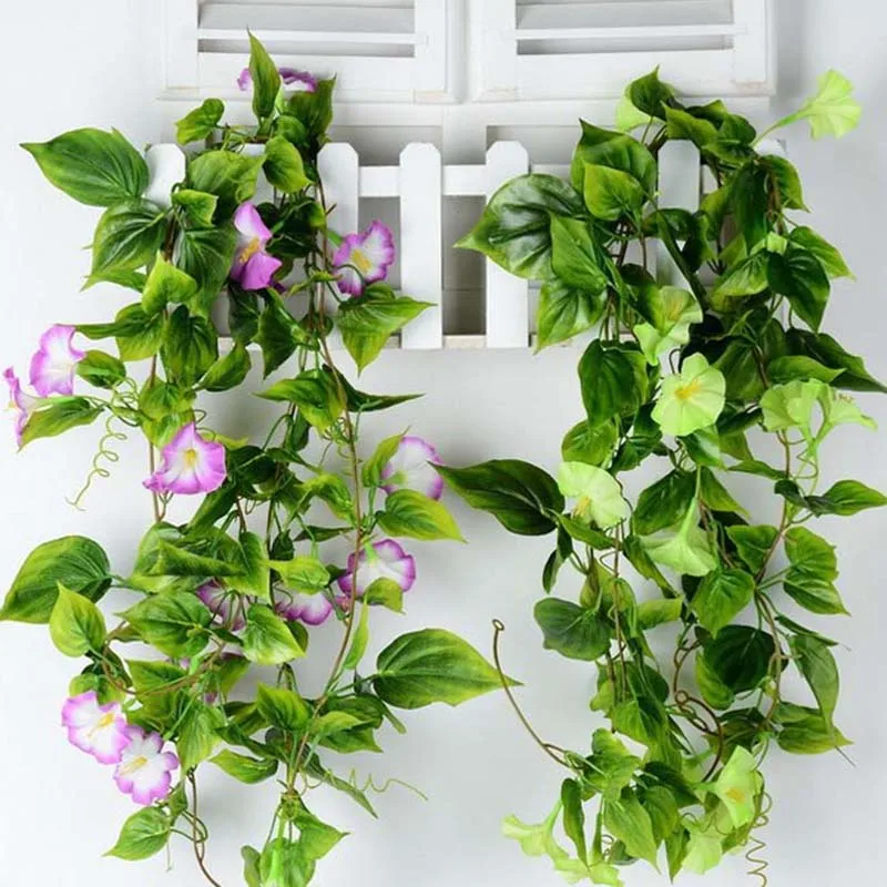 7.54Ft Daffodil Artificial Silk Vine Flower Garland Plant Garlands Ivy