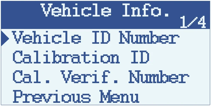 Vehicle Info