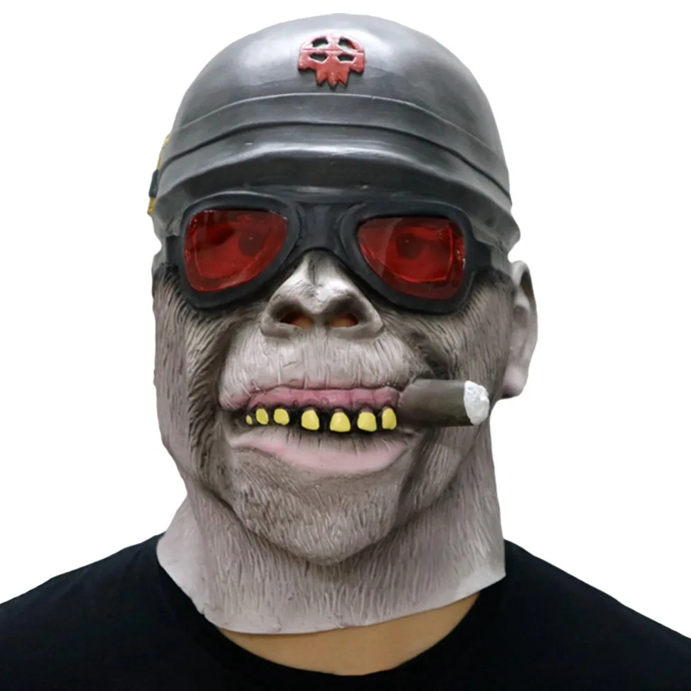 

Game H1z1 Mask Orangutan Helmet Latex Headgear Halloween Funny Mask Carnival Adult Masquerade Party Cosplay Full Face Mask