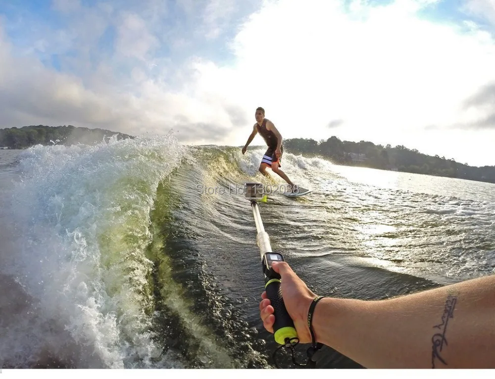 GoPro плавающий удлинитель EVO 14 24 дюймовый плавучий монопод с WIFI пультом