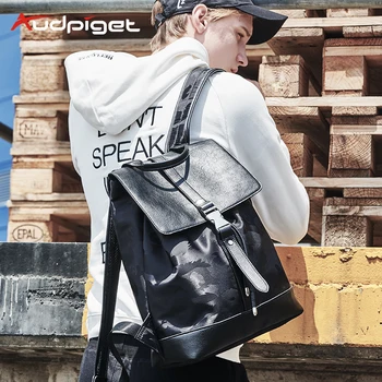 

Nylon Men Backpacks School Fashion Travel Male Casual Schoolbag
